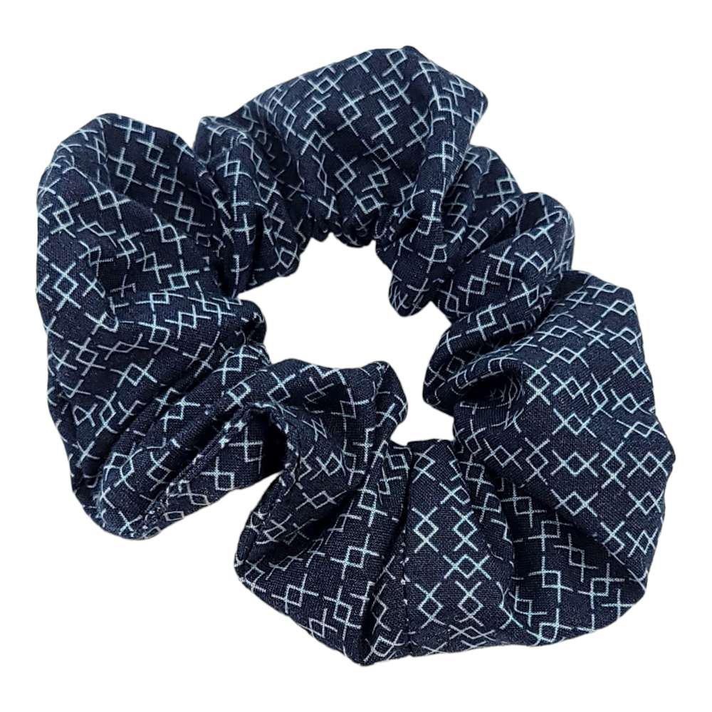 Hair Accessory - Classic Scrunchy in Overlapping Angles by imakecutestuff