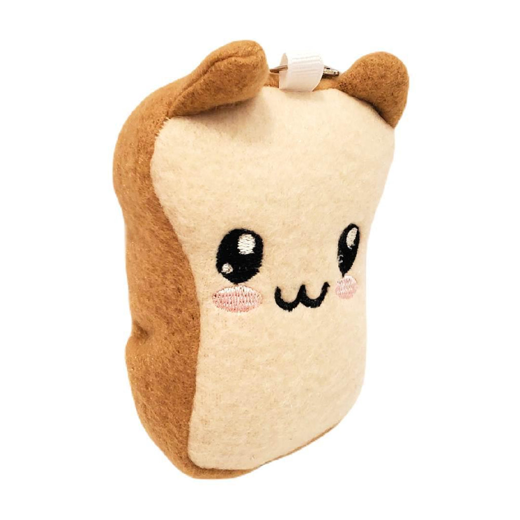 Keychain - Kitty Toast Plush Bag Clip by Tiny Tus