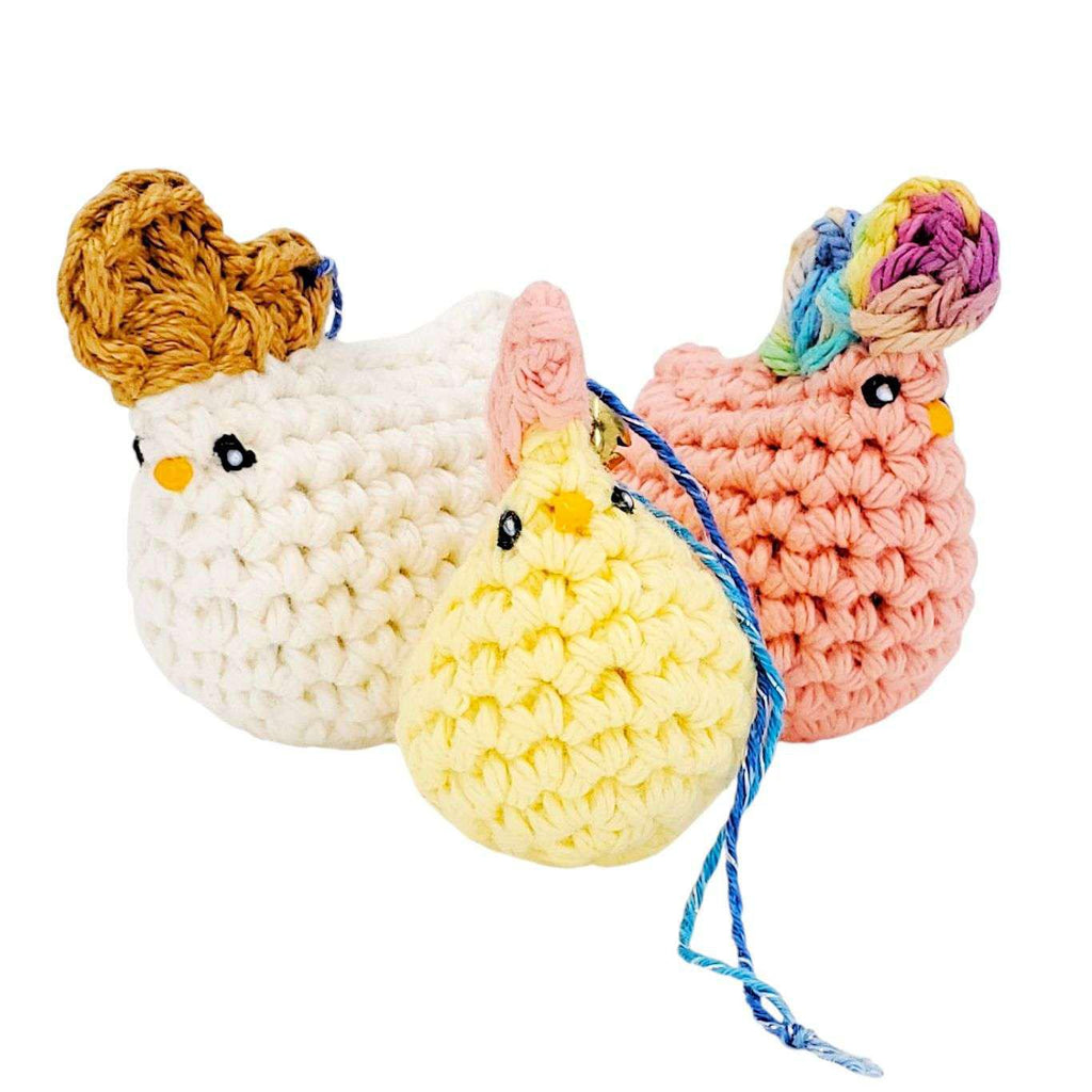 Ornament - Chicken with Bell (Assorted) by Moyo Workshop
