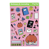 Sticker Sheet - Stationery + Journaling by Rolly Poly Studios, image 1 of 2
