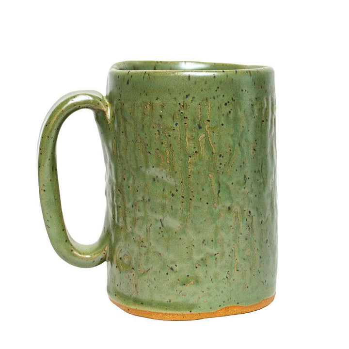 Mug - 16oz - Sasquatch (Green) Ceramic Mug by White Squirrel Clayworks