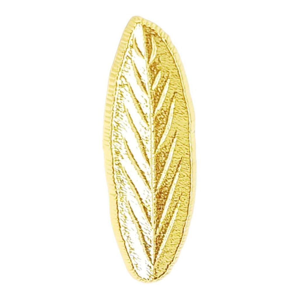 Pin - Gold Sage Leaf by Hemleva