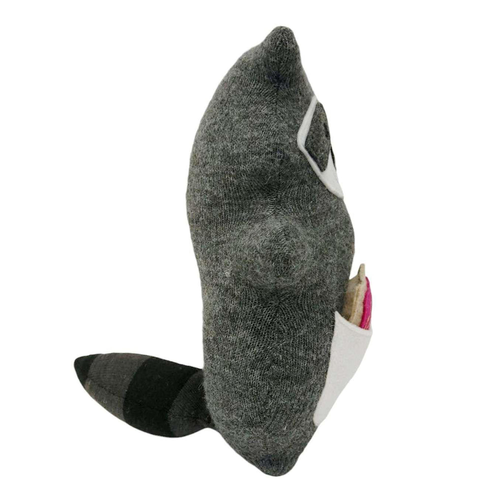 Plush - Happy Raccoon (Toaster Pastry) by The Happy Groundhog Studio