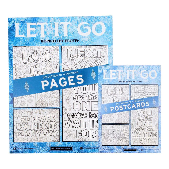 Coloring - Let It Go (Pages or Postcards) by Coloring Broadway