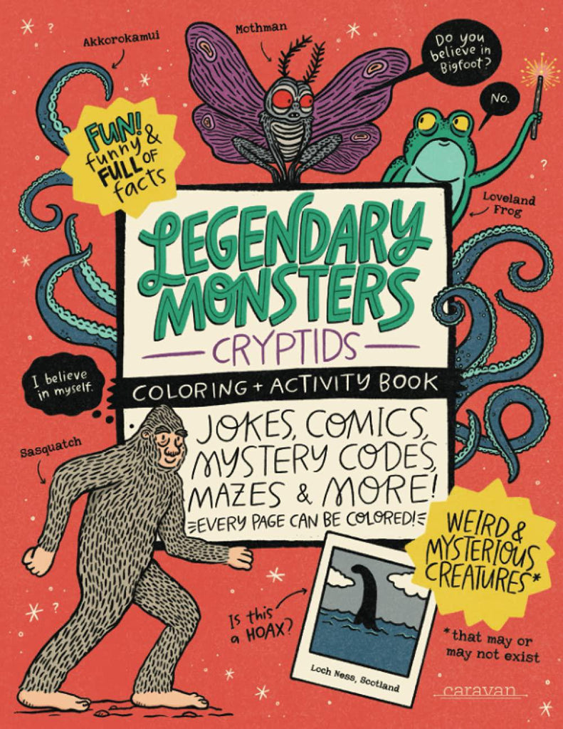 Book - Coloring and Activities (Legendary Monsters: Cryptids) by Your Very Favorite