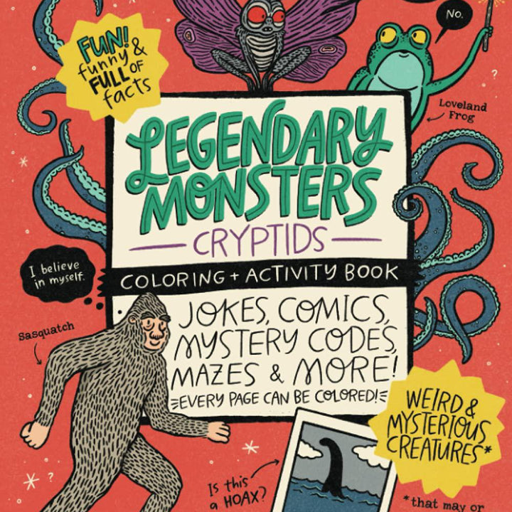 Book - Coloring and Activities (Legendary Monsters: Cryptids) by Your Very Favorite