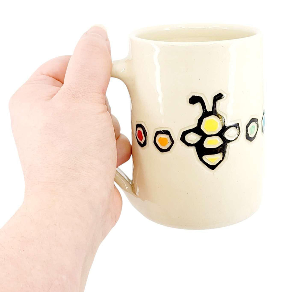 12oz Mug - Honey Bee by Susan Stone Design