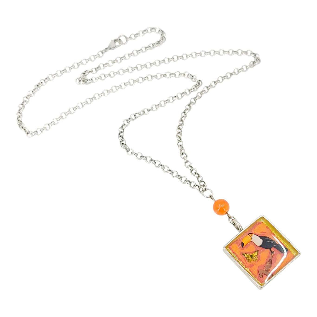 Necklace - Toucan (Orange) by XV Studios
