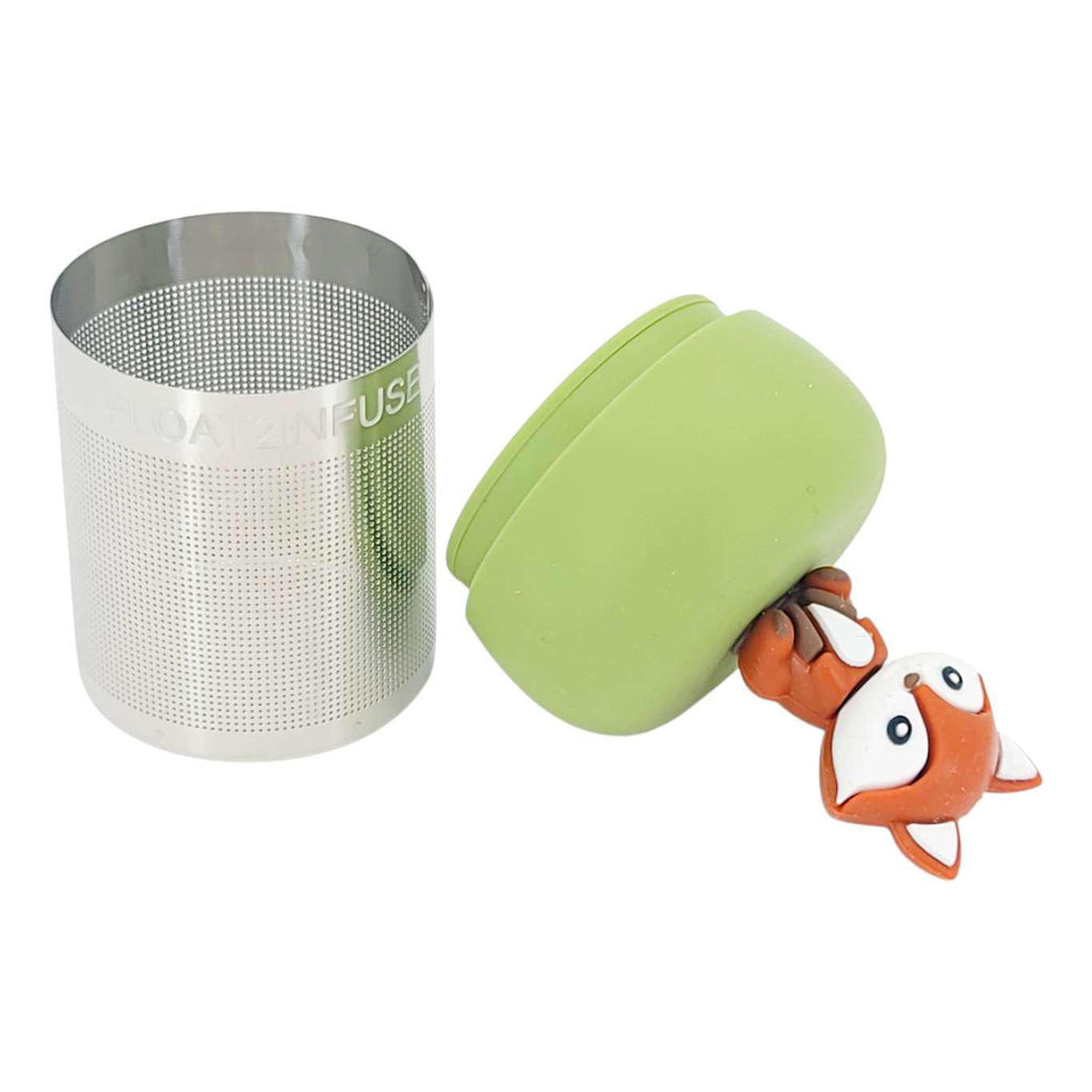 Tea Infuser - Fox (Green Base) by Float2Infuse