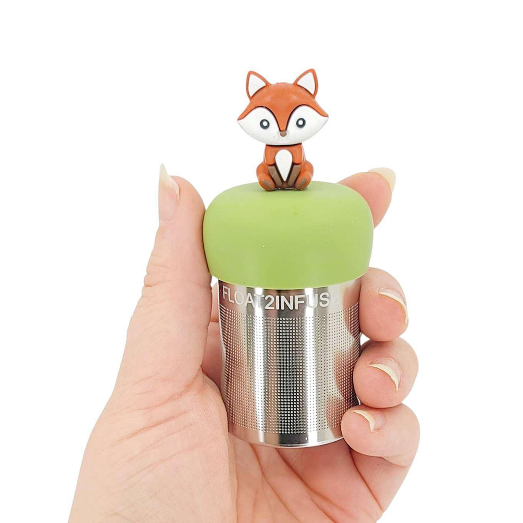 Tea Infuser - Fox (Green Base) by Float2Infuse