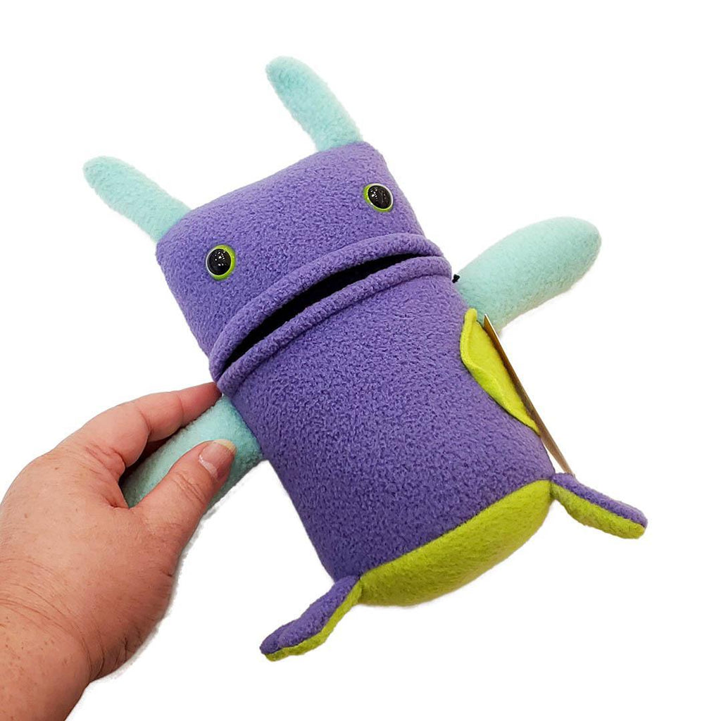 Plush - Bumble Creature (Purple Green Aqua) by Mr. Sogs