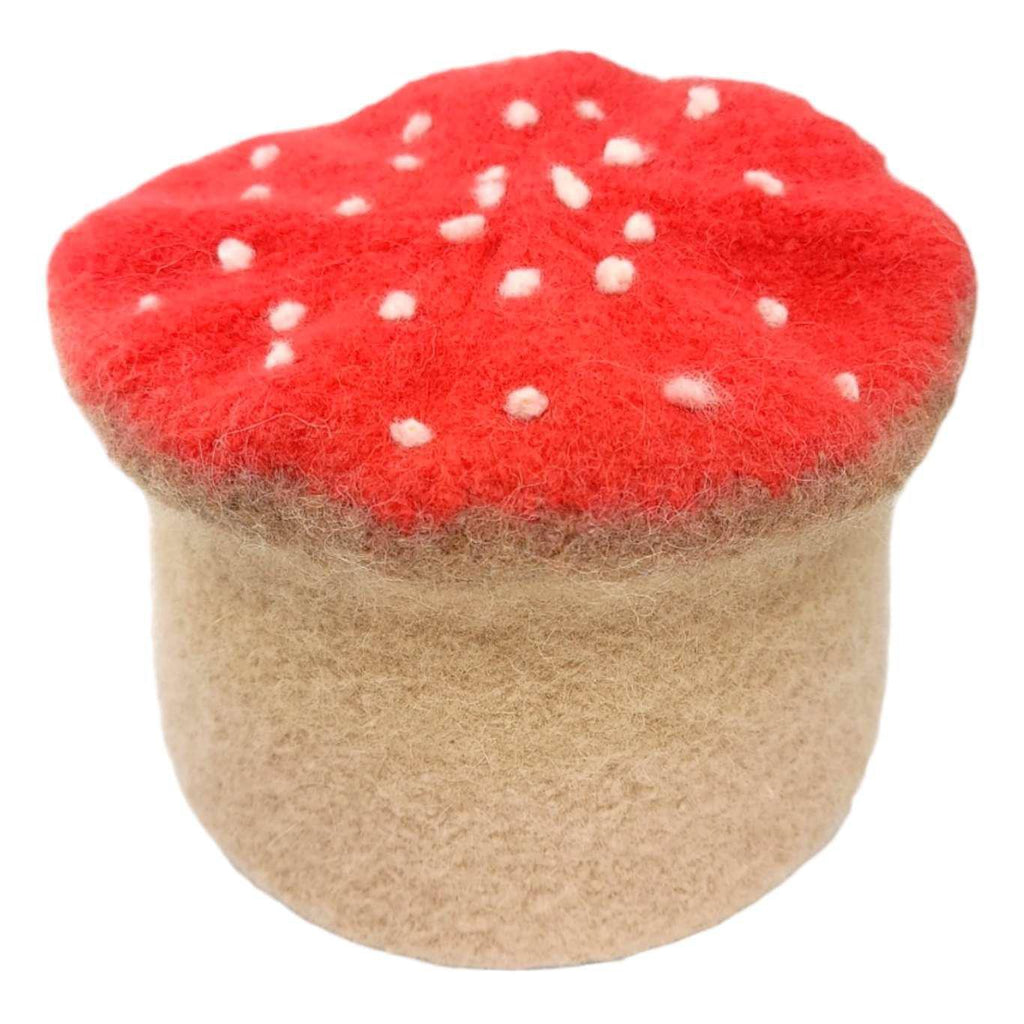 Hat - Amanita Mushroom Felted Wool Cap (Assorted Sizes) by Snooter-doots