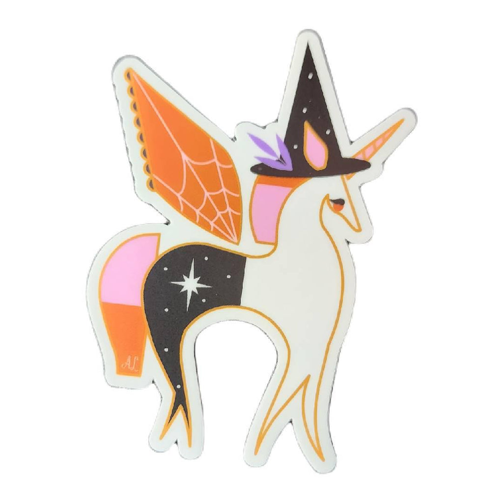 Sticker - Witchy Unicorn by Amber Leaders Designs