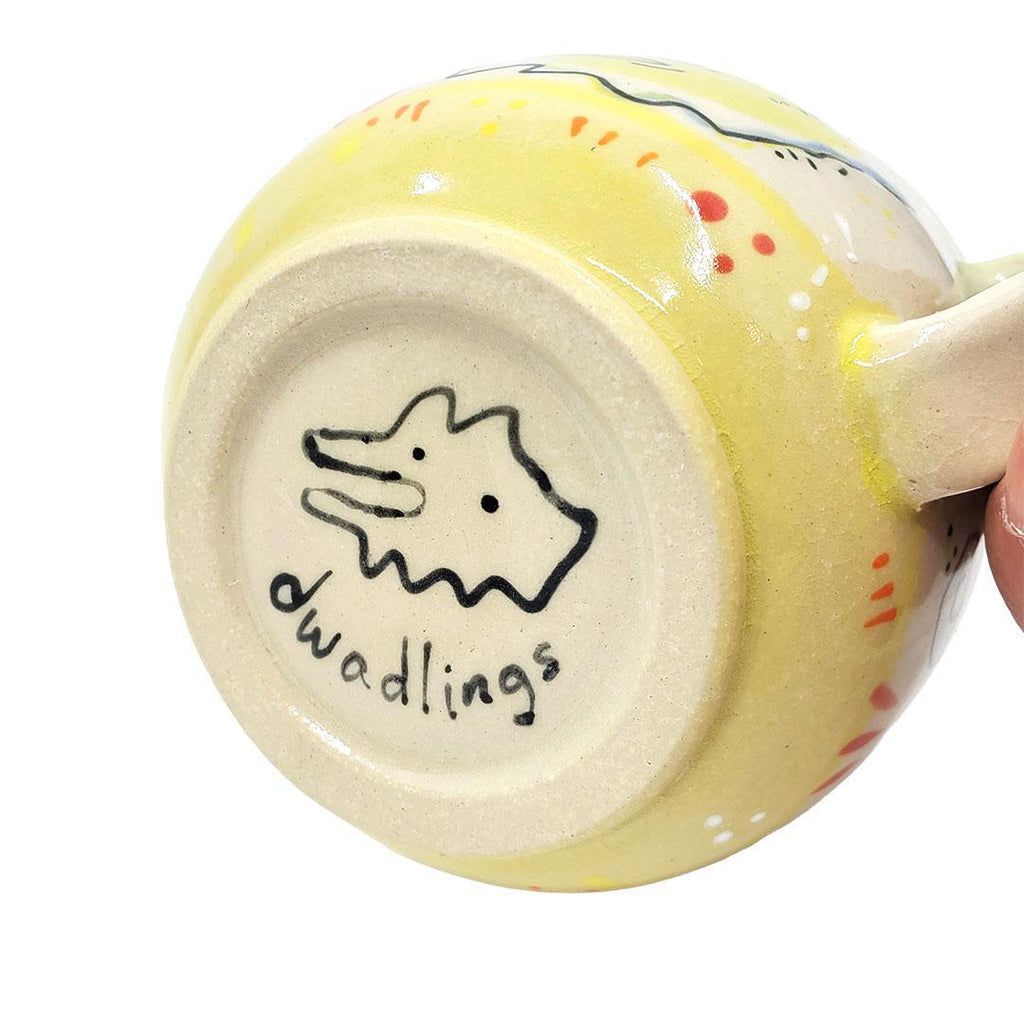 Mug - 14oz - Lime Doodles (A or B) by Dwadlings