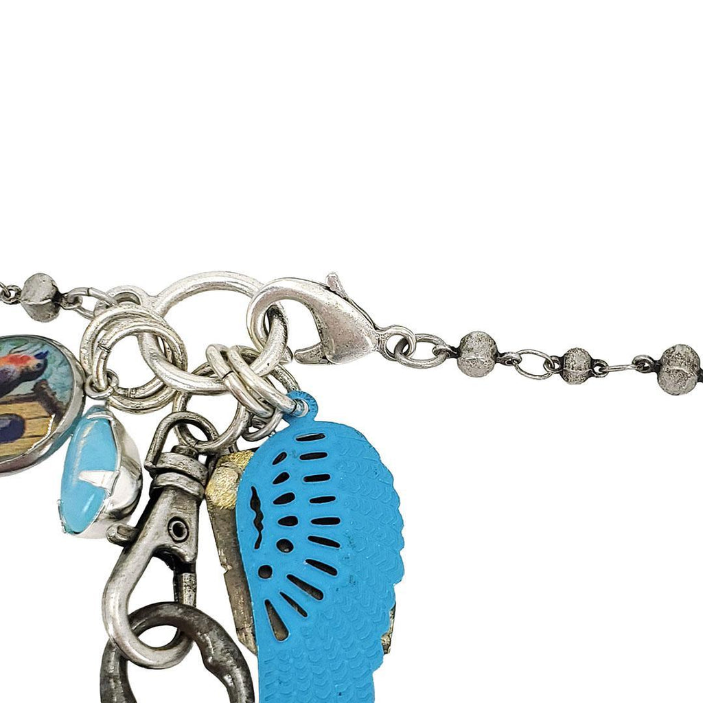 Necklace - ReCollect (Messenger of Joy) by Christine Stoll | Altered Relics