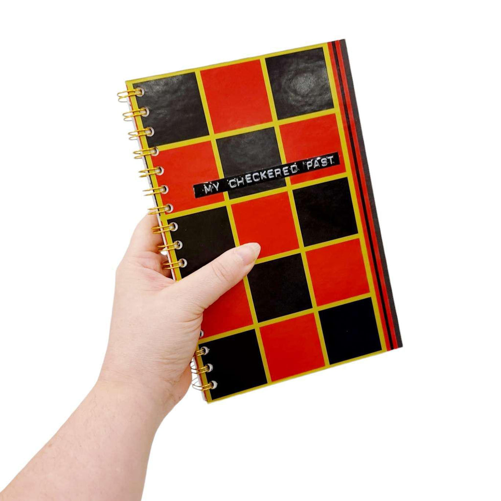 Journal - Vintage Strategy Squares Game (My Checkered Past) by Crafty Earth Monkey