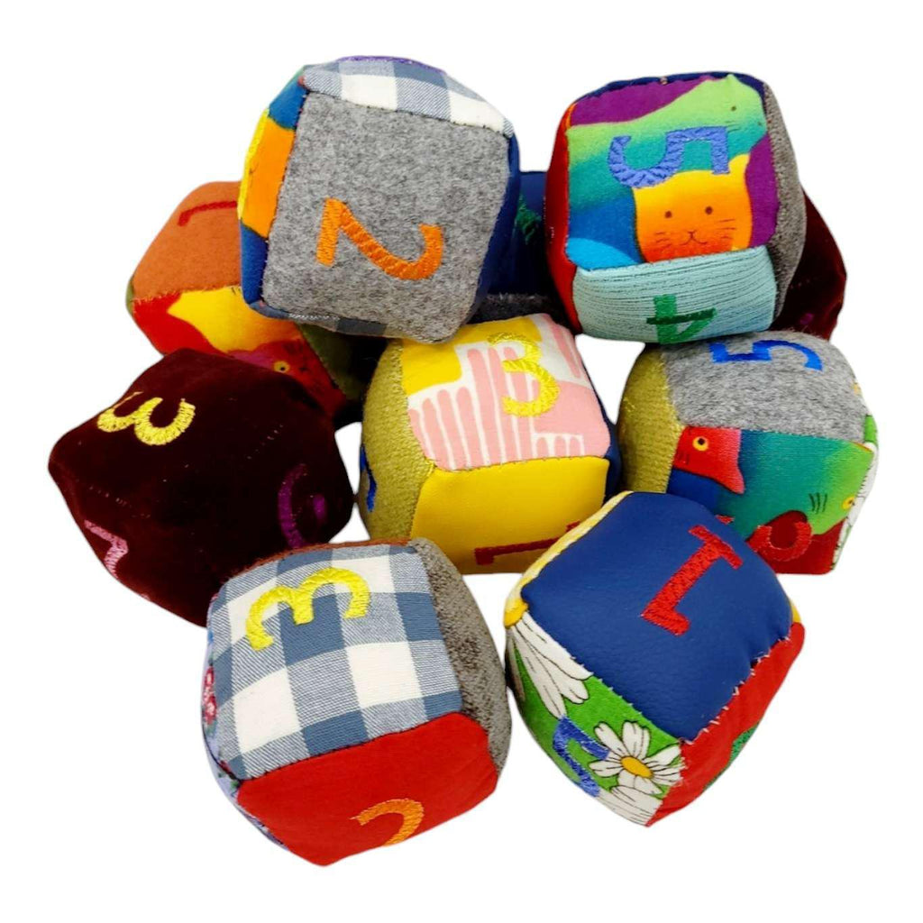 Cat Toy - D6 Catnip Plush (Assorted Colors) by Saving Throw Pillows