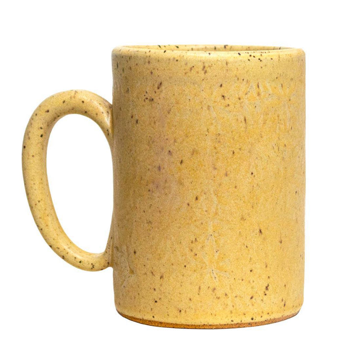 Mug - 16oz - Frog on a Mushroom Ceramic Mug by White Squirrel Clayworks