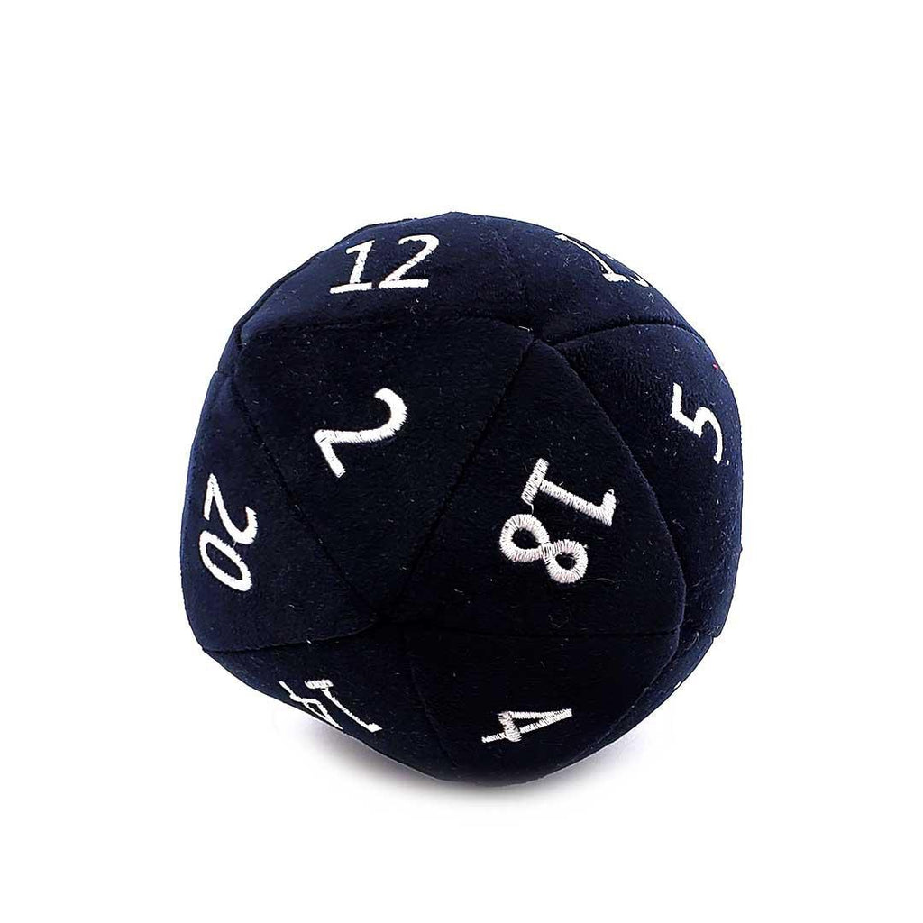 Plush - Small D20 in Assorted Grays and Blacks by Saving Throw Pillows