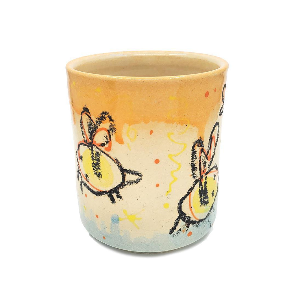 Mug - 12 oz - Scribble Bee Mug by Dwadlings