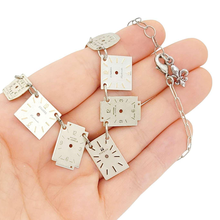 Necklace - Limited Time (Antiqued Silver) by Christine Stoll | Altered Relics