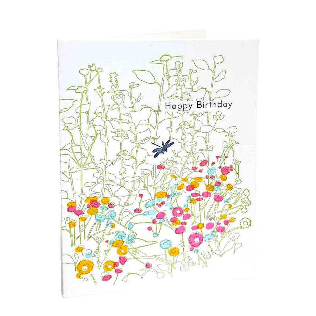 Card - Birthday - Garden Happy Birthday by Ilee Papergoods