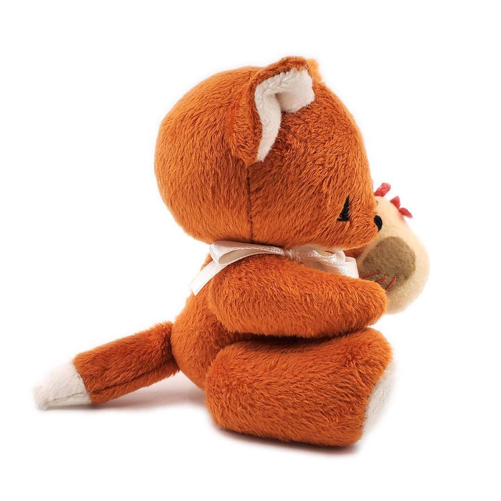 Plush - Fox with a Chicken Friend by Frank and Bubby