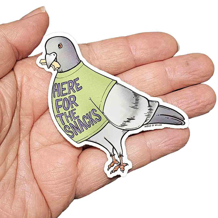 Sticker - Here for the Snacks by World of Whimm