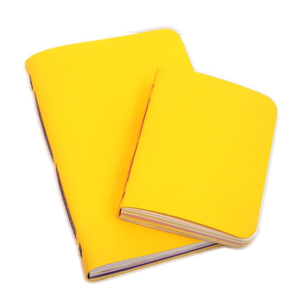 Journal - Yellow Mixed Paper Notebook (Large or Small) by Original Brooks