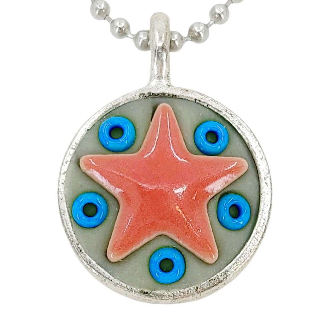 Necklace - Star Baby (Red Stars) by XV Studios