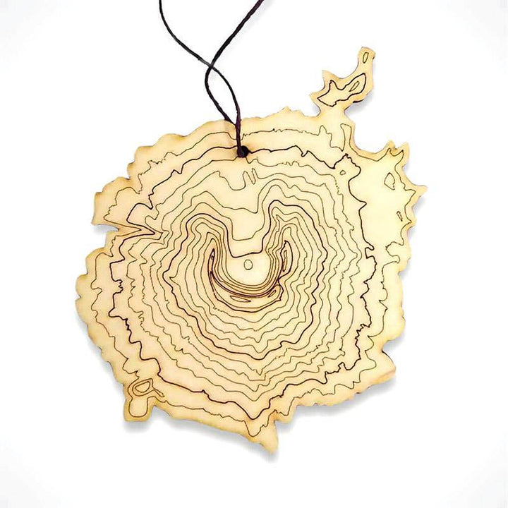 Ornament - Mt. St. Helens Topography by SML
