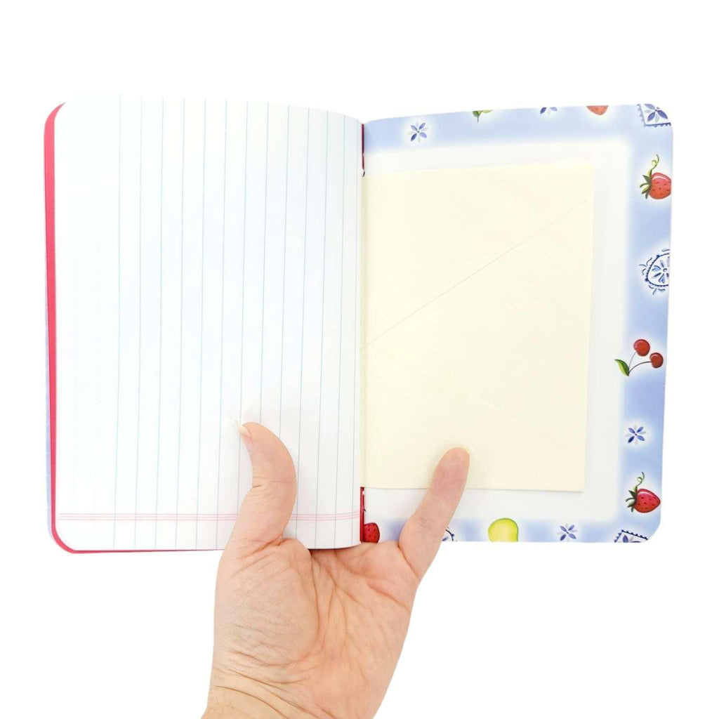 Journal - Red Mixed Paper Notebook (Large or Small) by Original Brooks