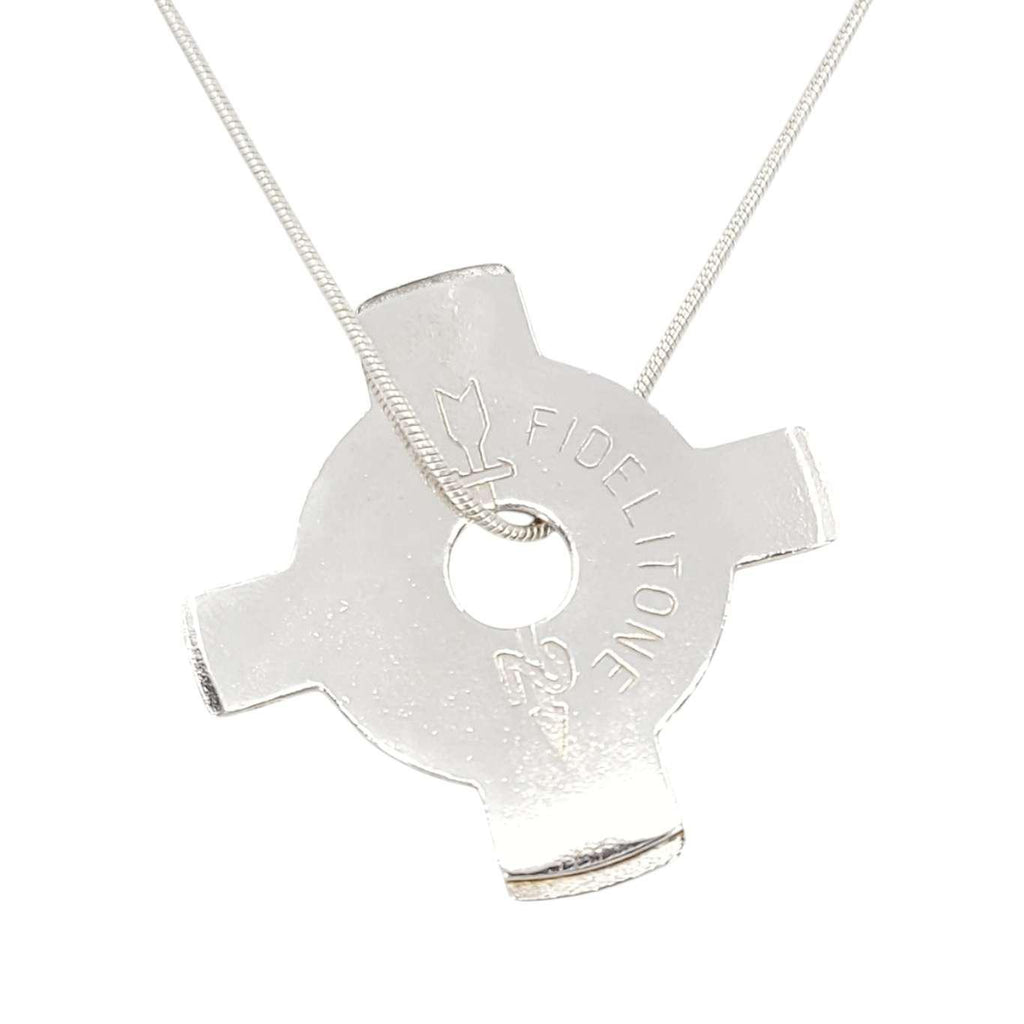 Necklace - Fidelitone 45 RPM Adapter by Common Object Jewelry