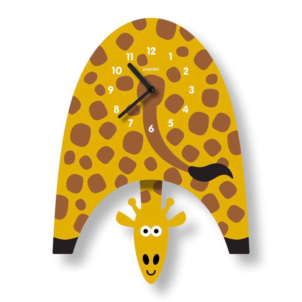 Acrylic Clock - Giraffe Pendulum by Popclox