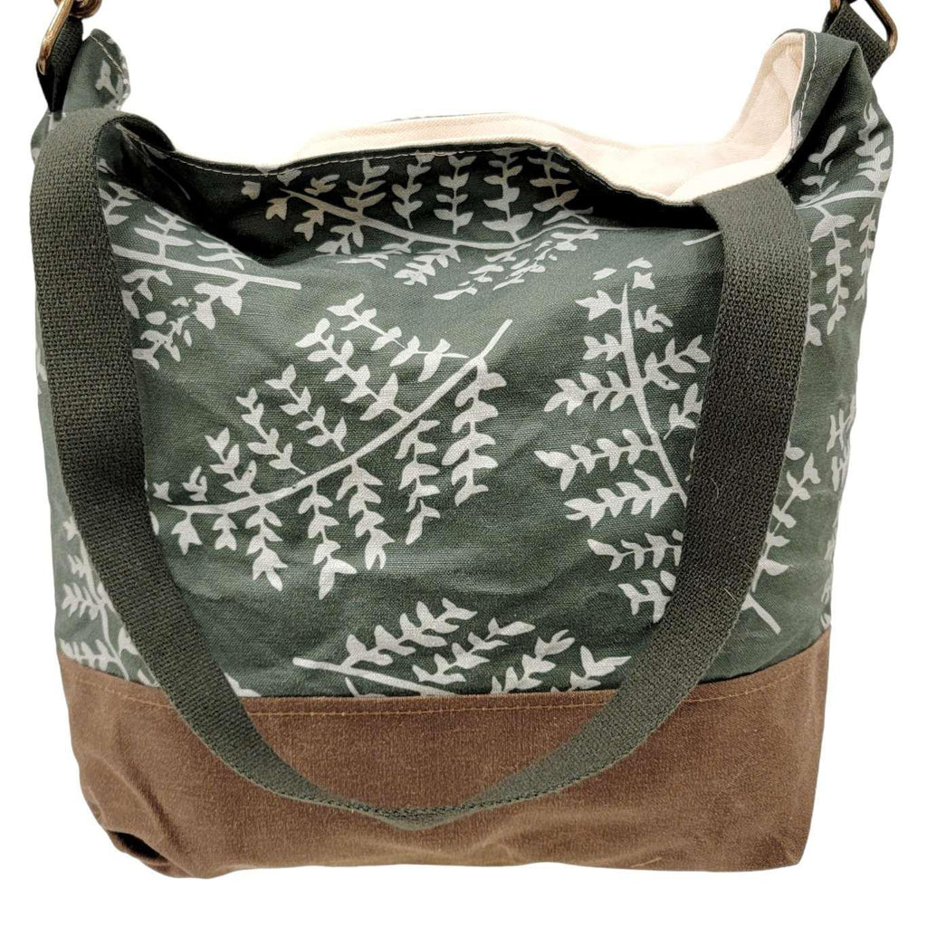 Bag - Convertible Cross-Body Tote in Fern (Forest Green) by Emily Ruth