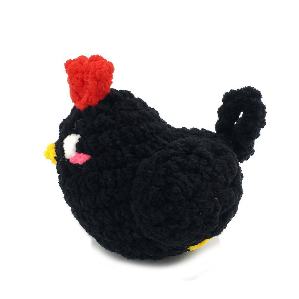 Plush Toy - Lil’ Hen (Black) by Crittercrafts