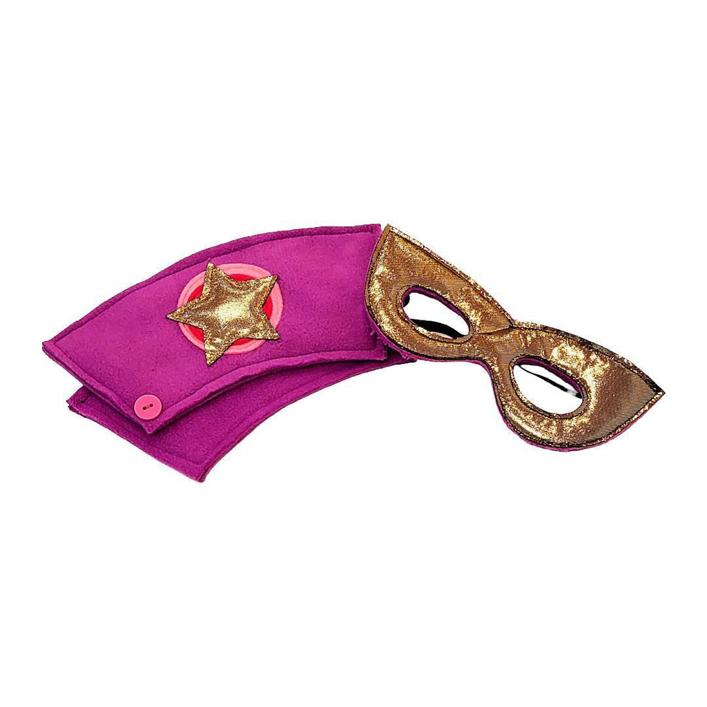 Mask and Cuff Sets - Pinks and Purples (Asst Mask Colors) by World of Whimm