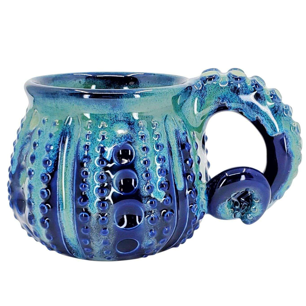 Mug - Octopus (Cobalt and Turquoise) by Beach Baby Ceramics
