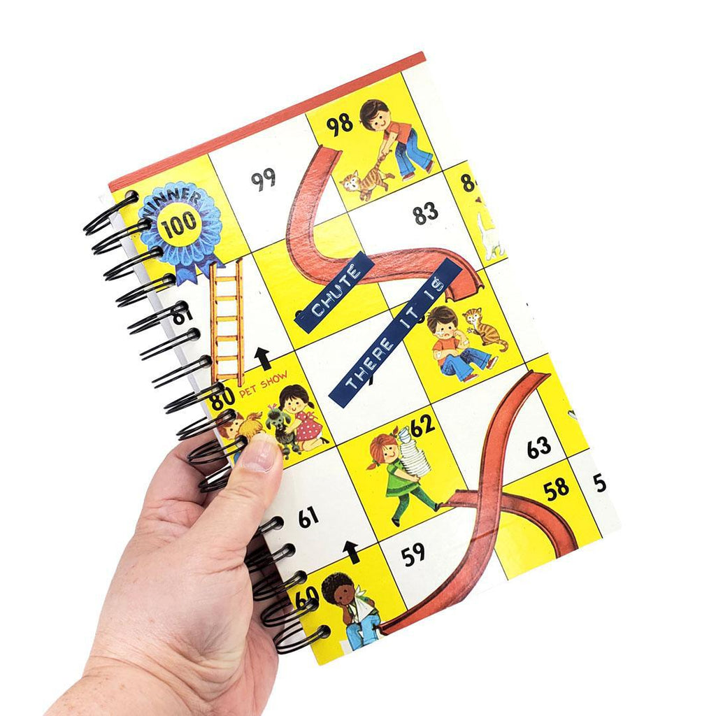 Journal - Vintage Climbing Slides Game (Chute There It Is) by Crafty Earth Monkey