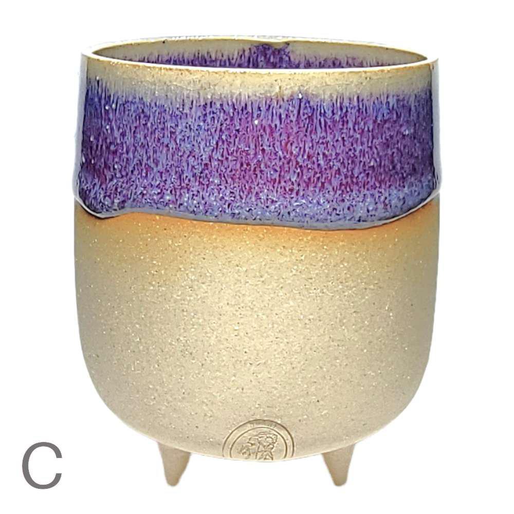 Cup – Footed Cup in Purple Haze and Buff by Korai Goods