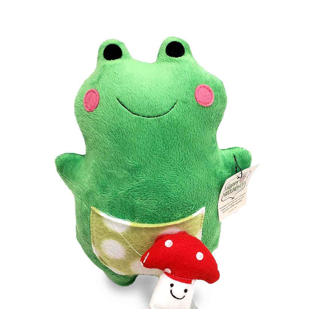 Plush - Frog with Mushroom by Happy Groundhog Studio