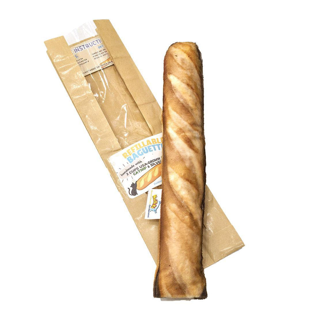 Cat Toy - Refillable Catnip Baguette by HaiKitti