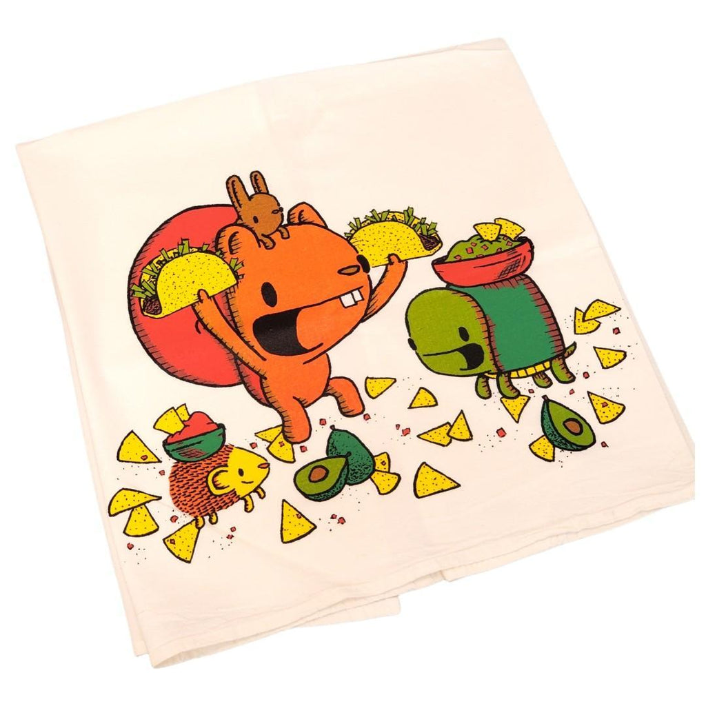 Tea Towel - Taco Night by Everyday Balloons Print Shop