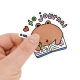 Sticker - I Love to Journal by Rolly Poly Studios, image 2 of 2