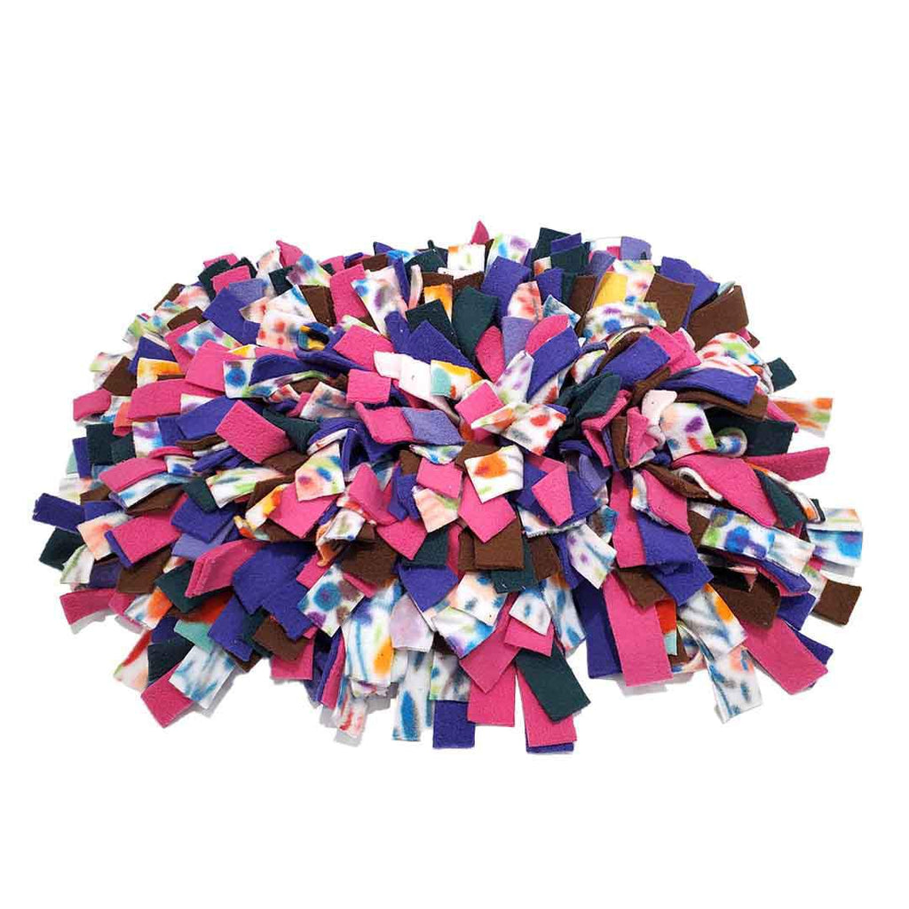 Pet Toy - 14x9 - Mini Confetti Snuffle Mat (Pink Purple Confetti) by Superb Snuffles