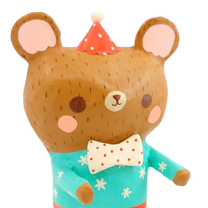 Sculpture - OOAK Paper Mache Bear by Chet and Dot