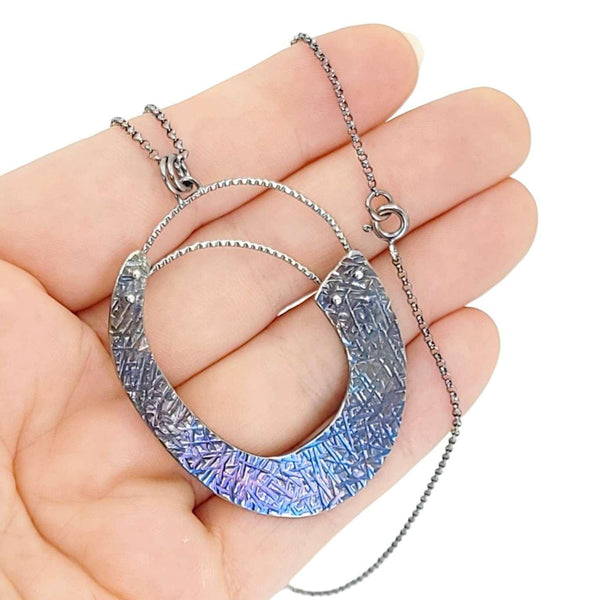 Necklace - Large Round Rise Mashup by Taviametal