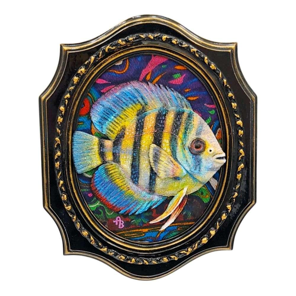 Applique Art - Discus Fish (OOAK) by Chubby Bunny