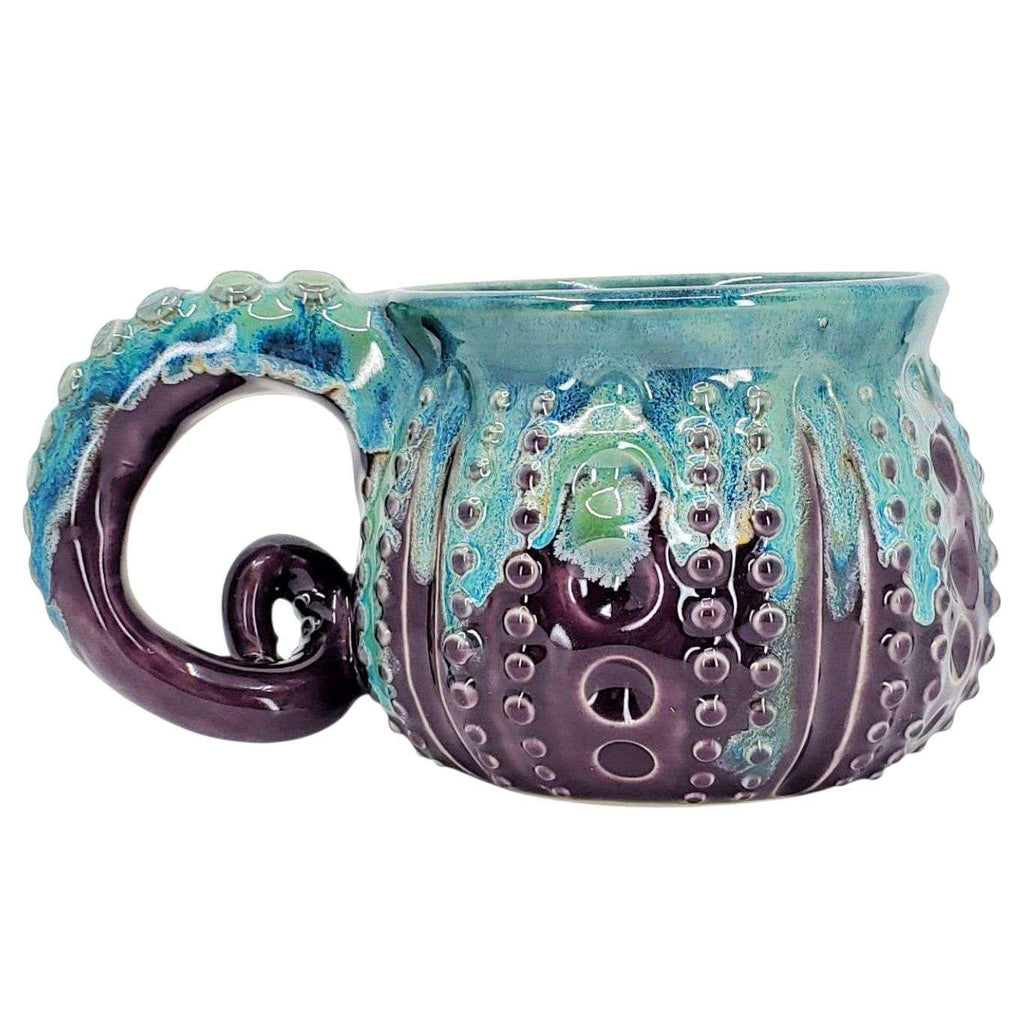 Mug - Octopus (Purple and Turquoise) by Beach Baby Ceramics
