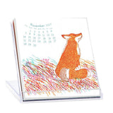 Calendar - 2027 Year of the Sheep - Letterpress Desk Calendar by Ilee Papergoods, image 1 of 3